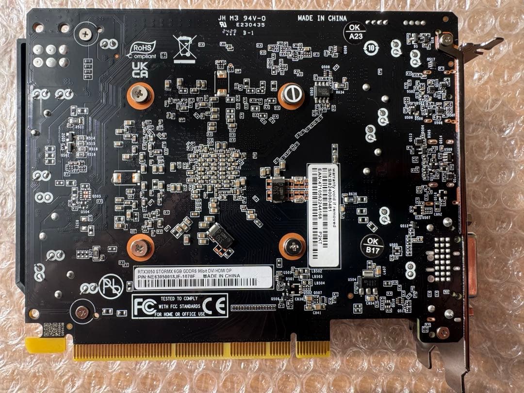 グラフィックボード・グラボ・ビデオカード PARIT GeForce RTX 3050 6GB
