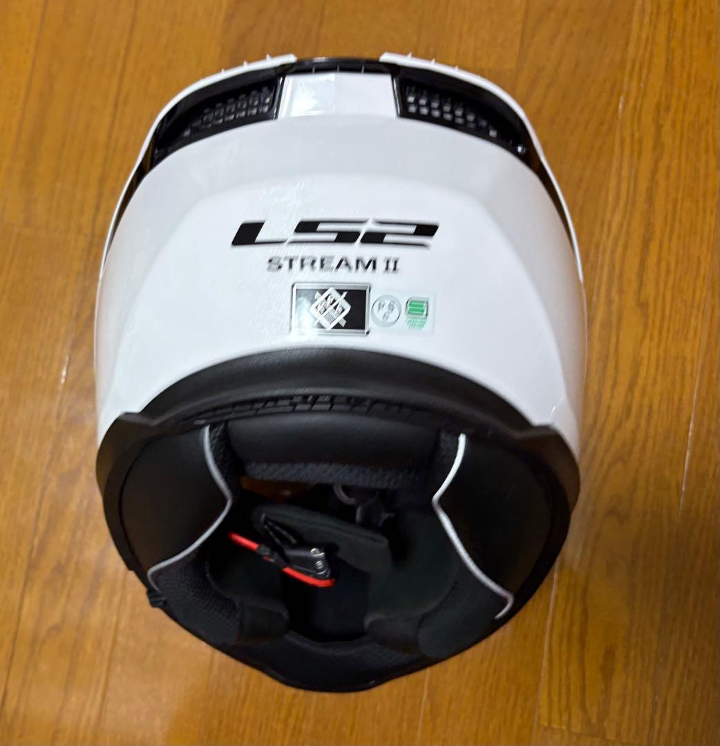 LS2ヘルメット STREAM II（ホワイト）サイズ M