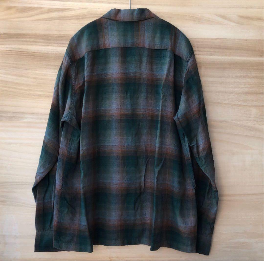 超美品　WACKO MARIA オンブレシャツ Lサイズ