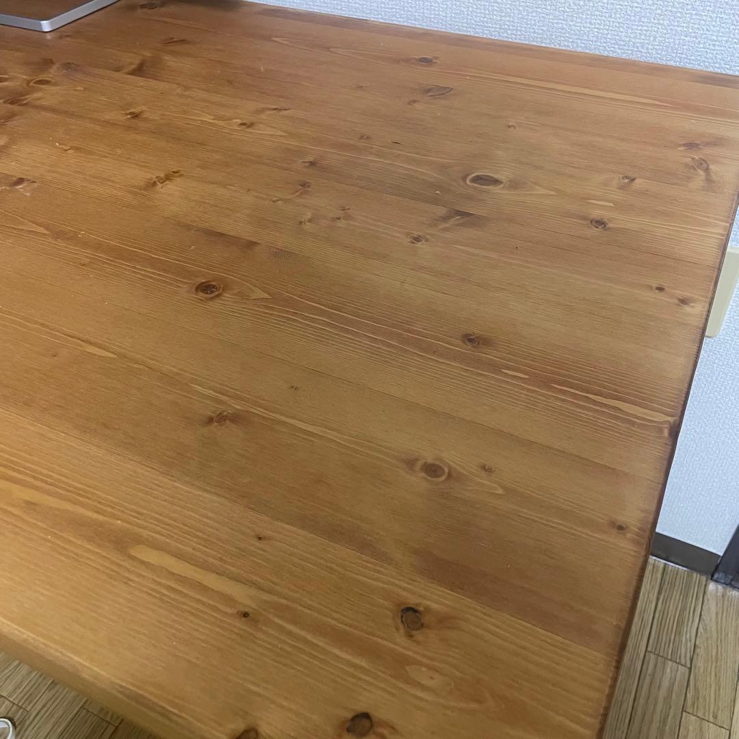 [幅120] LOWYA 天然木ダイニングテーブル