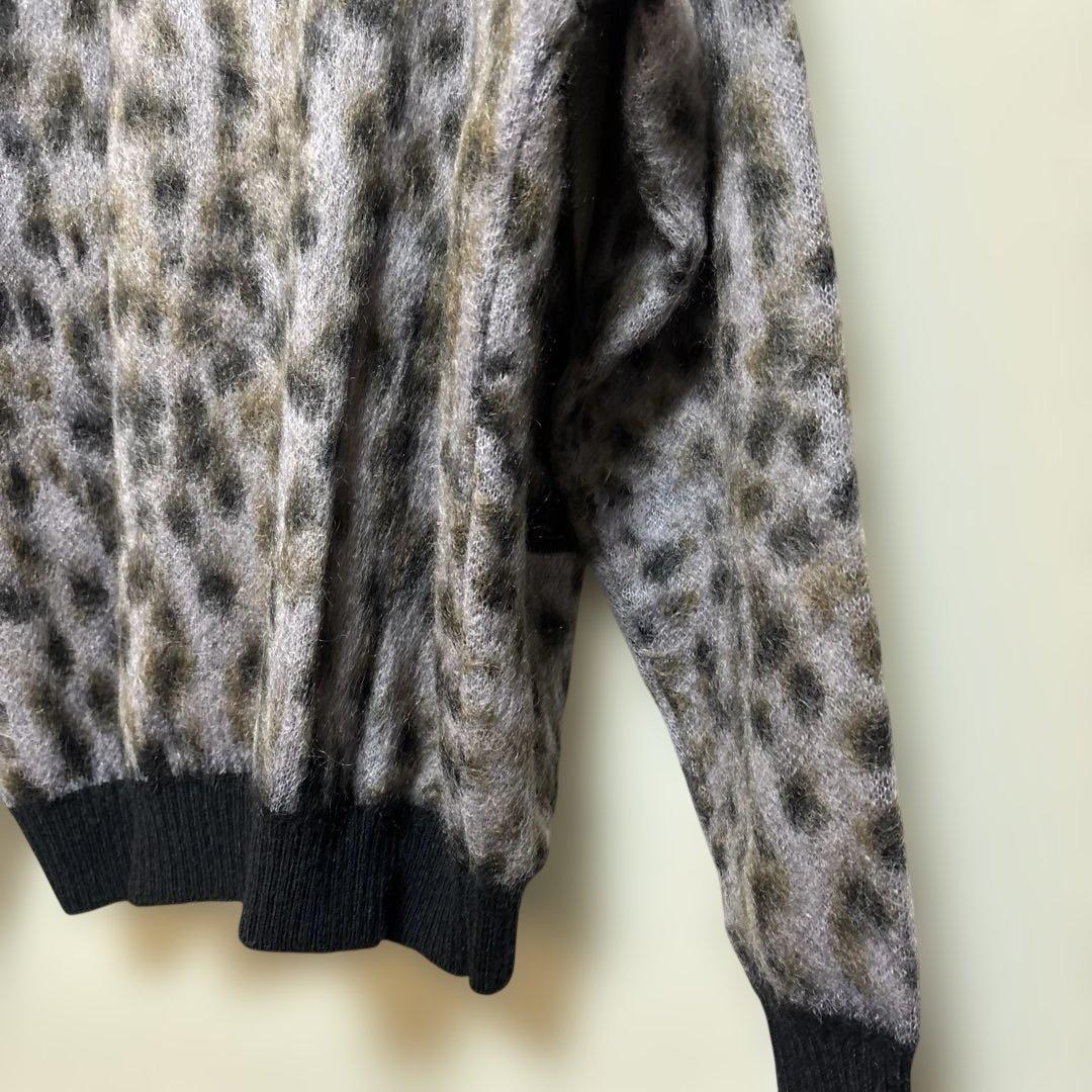 wackomaria ワコマリア レオパード カーディガン パープル Lサイズ