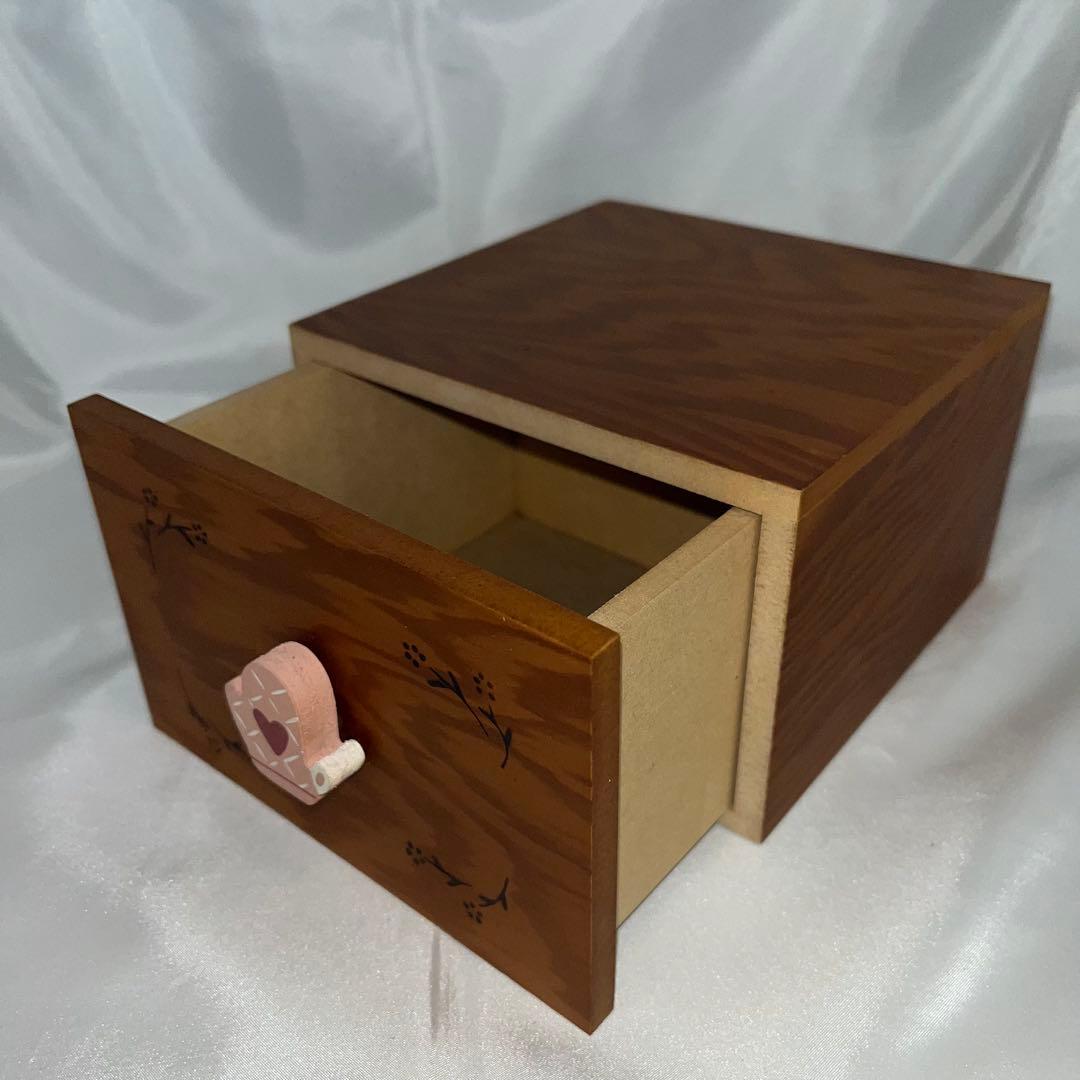 【新品未使用】木製小物入れ 6点セット レトロ 収納ケース 引き出し