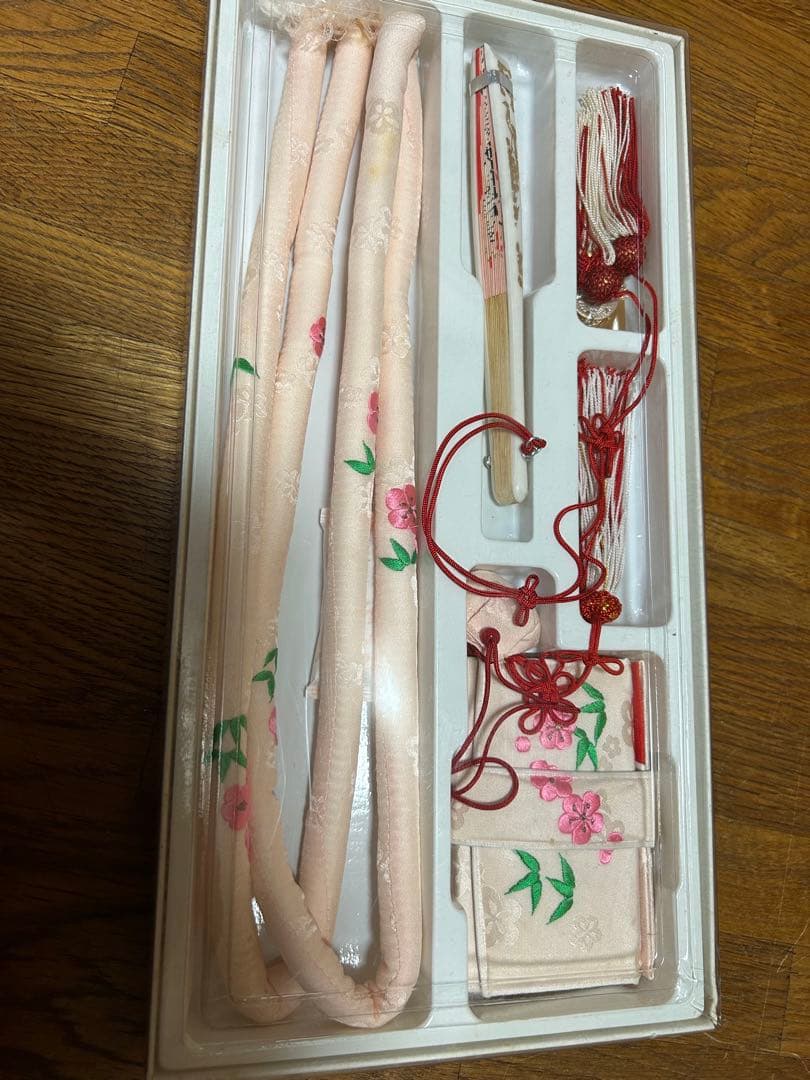七五三 着物用帯セット 桜の刺繍