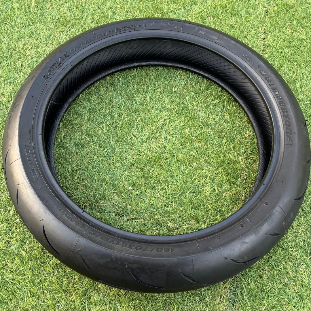 バリ溝　ブリヂストン RS10R 120/70ZR17 180/55ZR17