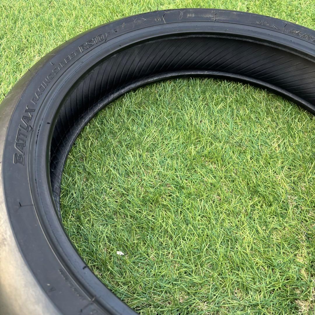 バリ溝　ブリヂストン RS10R 120/70ZR17 180/55ZR17