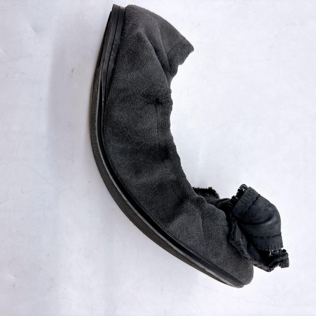 PRADA SPORT F5228 スエード リボン バレエ シューズ 36