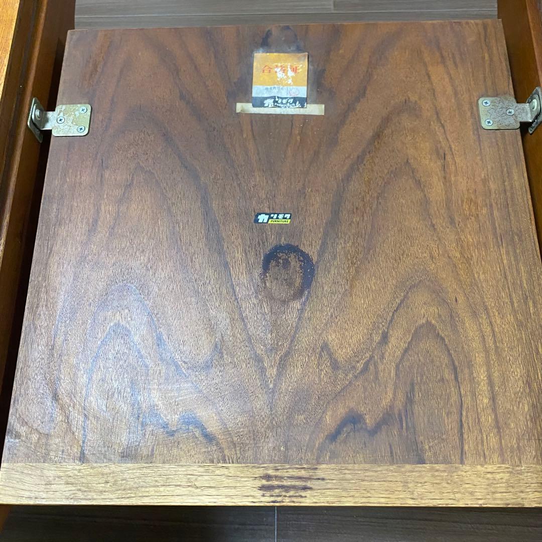 【希少】カリモク エクステンションテーブル　昭和レトロ