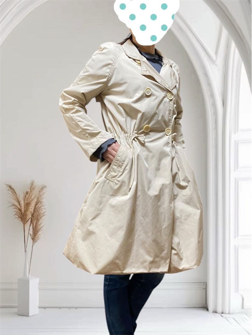 MONCLER ベージュ トレンチコート