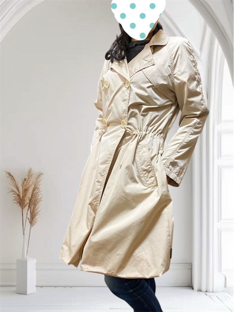 MONCLER ベージュ トレンチコート