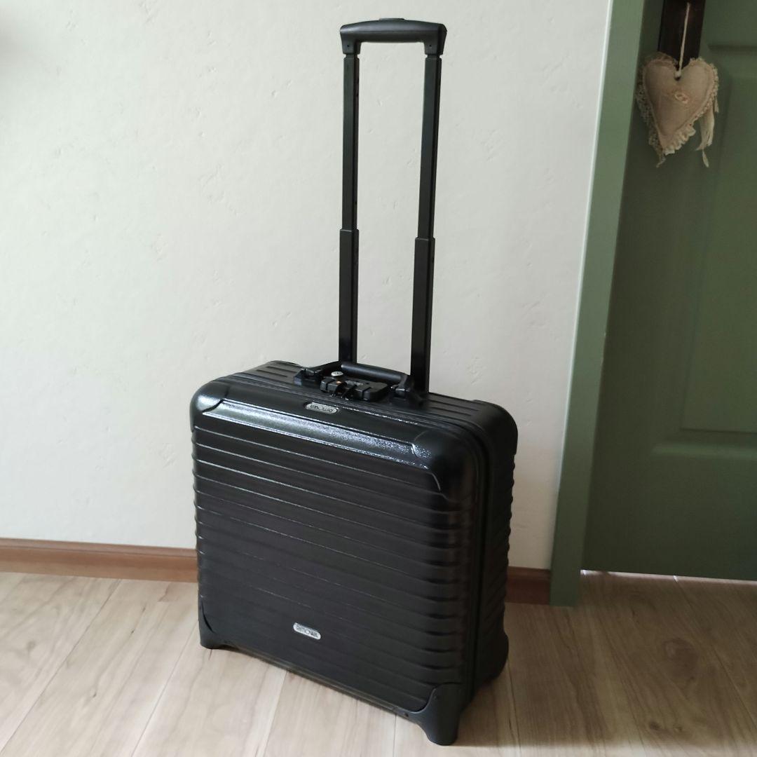 ◎美品★RIMOWAリモワ★サルサビジネストロリー★機内持込み2輪TSAブラック