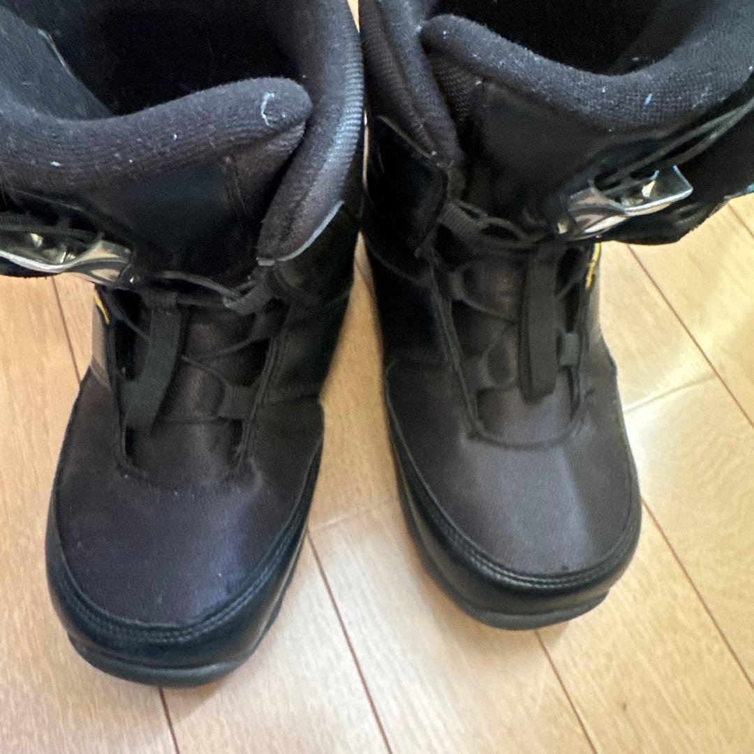 ジャンク品　スノーボード 青/黒 グラフィックデザイン　108センチ3点セット