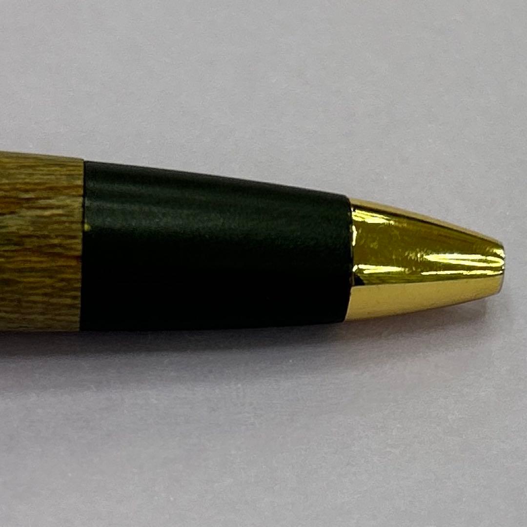 ボナンペン　欅　シャーペン　真鍮金具　箱付き　おまけ付き