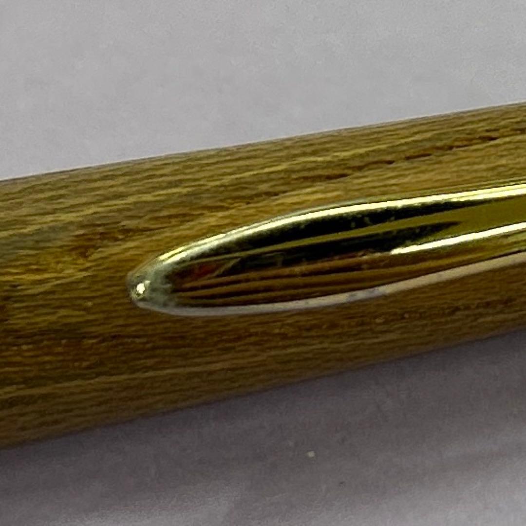 ボナンペン　欅　シャーペン　真鍮金具　箱付き　おまけ付き