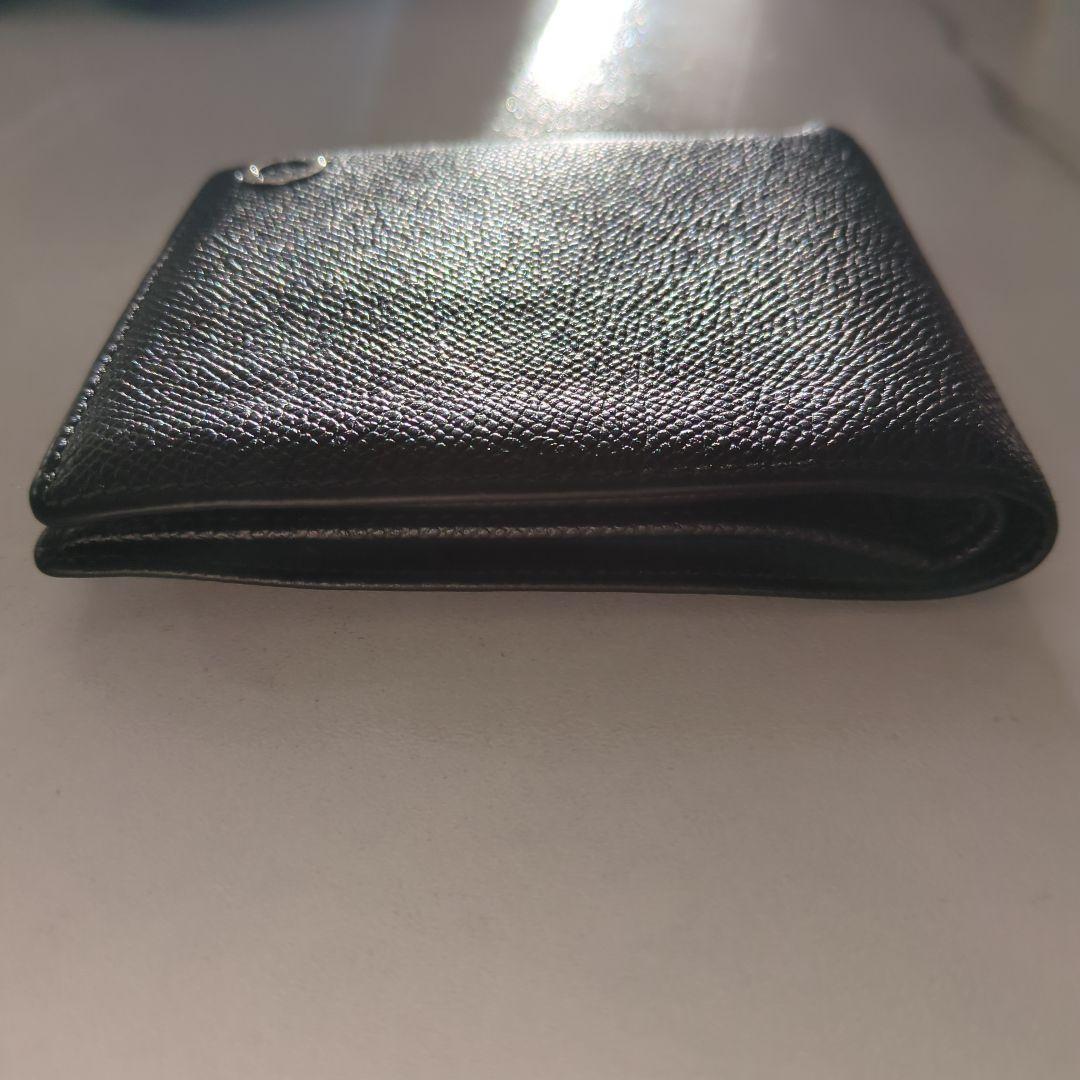 ブルガリレザー二つ折り財布美品