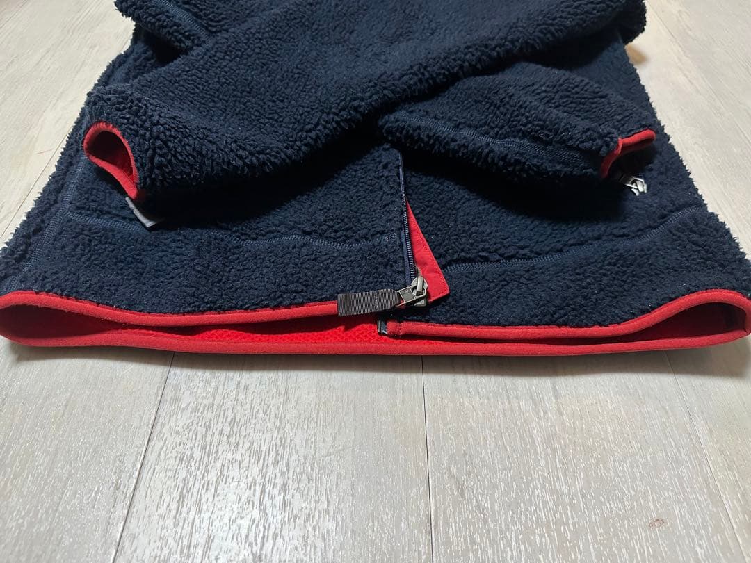 Patagoniaパタゴニア　レトロX フリース　ネイビー×レッド　Sサイズ