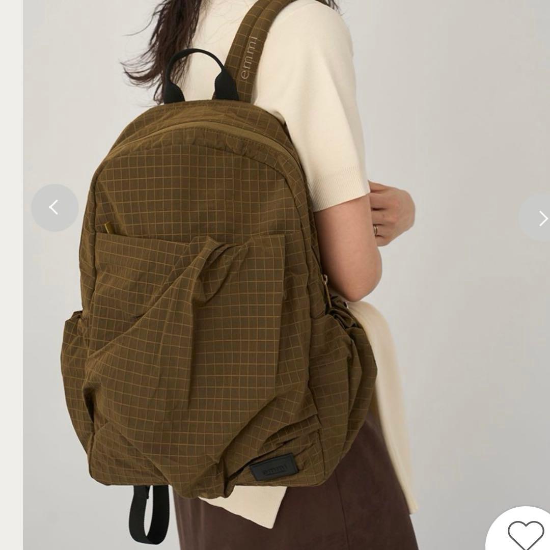 ボックスチェックギャザーボディーバックパック