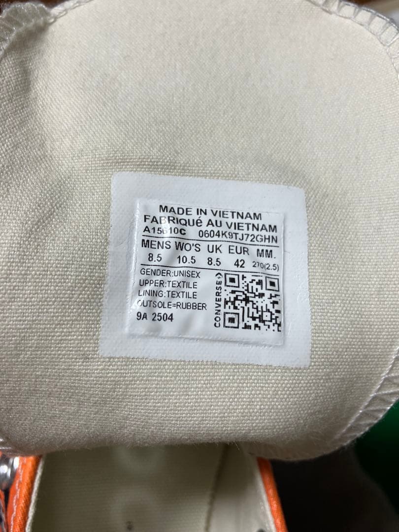 激レア！訳あり！新品 コンバース CT70 FIRE FLAME HI CUT