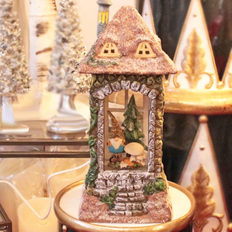 リキッドランタンエルフハウス LED スノードーム クリスマス 125-260