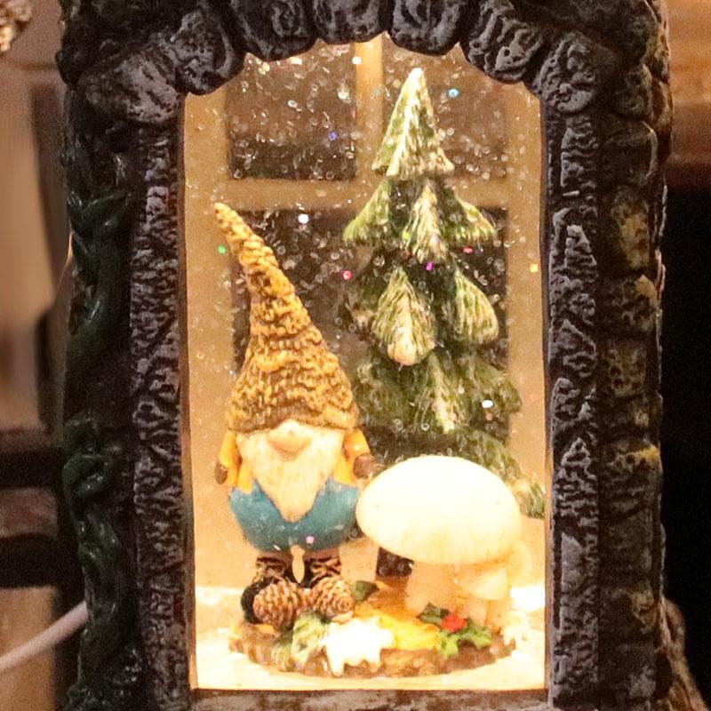 リキッドランタンエルフハウス LED スノードーム クリスマス 125-260