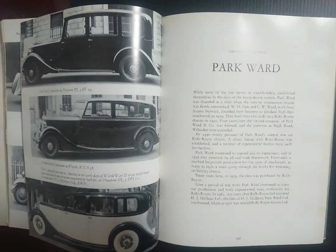 ロールスロイス古書 coachwork on rolls-royce