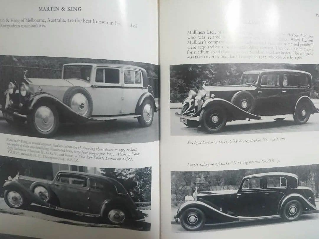 ロールスロイス古書 coachwork on rolls-royce