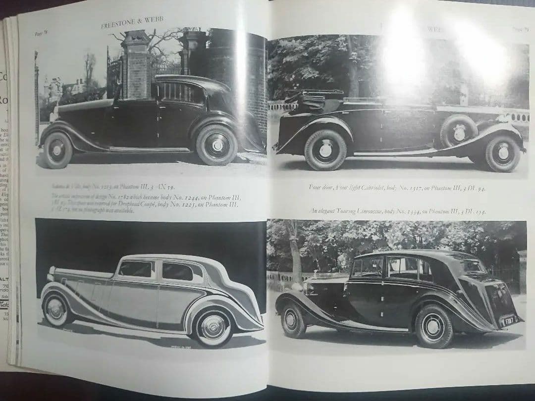 ロールスロイス古書 coachwork on rolls-royce