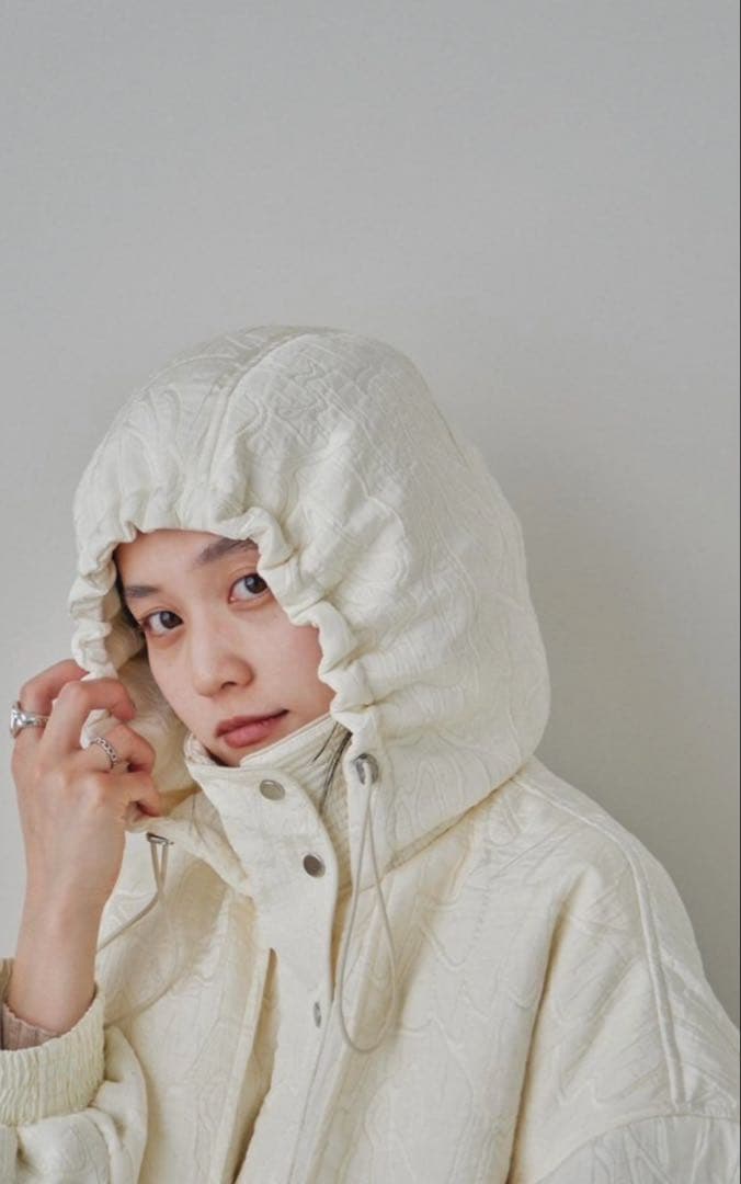か*め様 TODAYFUL Jacquard Down Coat ジャガードダウ