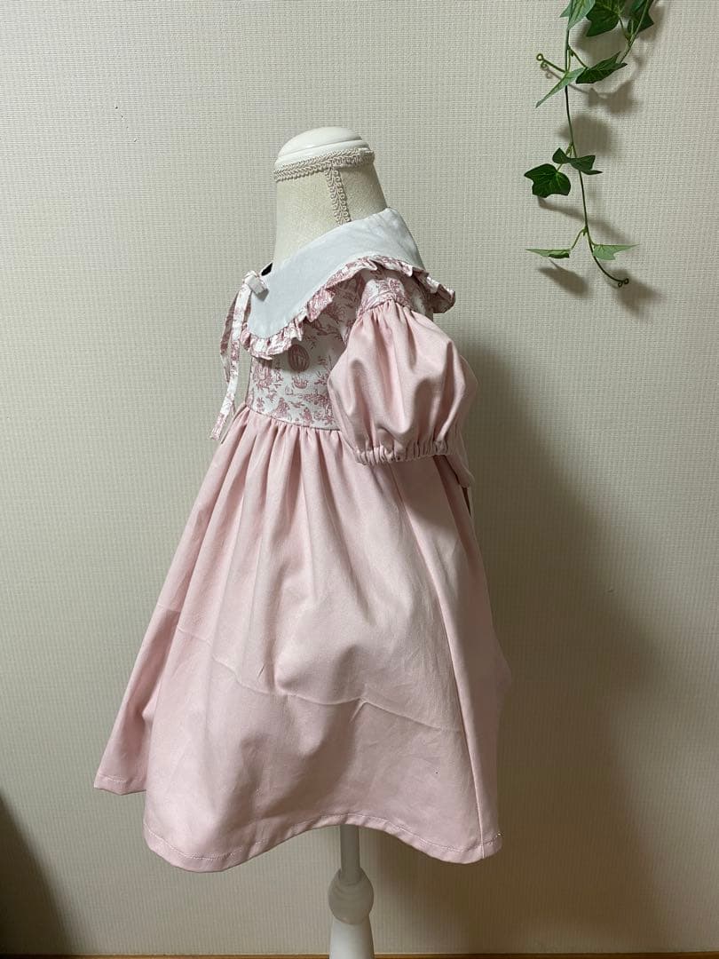 ハンドメイド　ウエストギャザーワンピース　90cm 2着