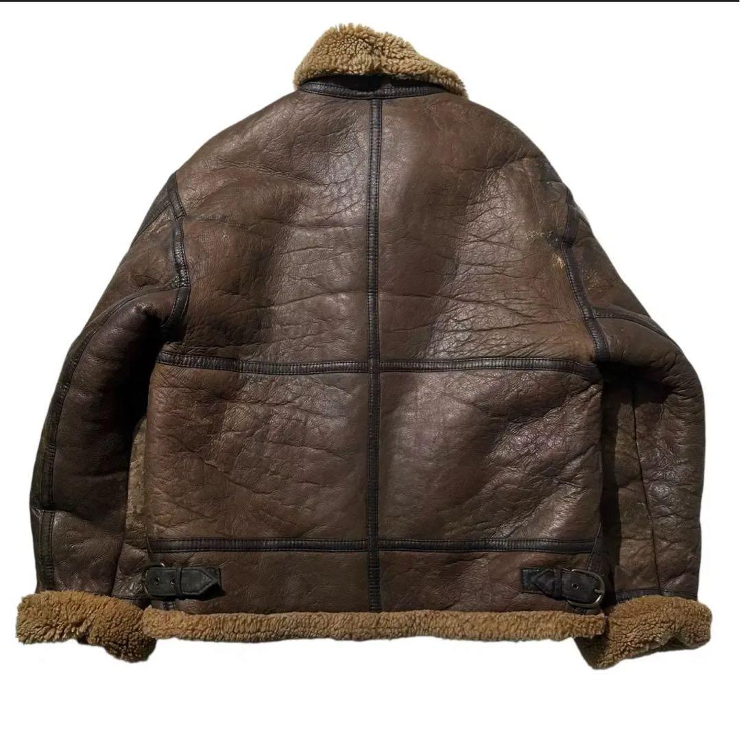 STUSSY ステューシー B-3 ラムスキン　ムートン ブルゾン ジャケット