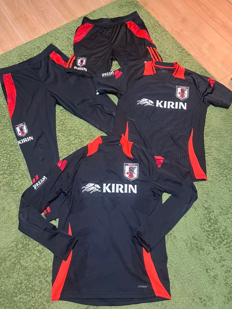 日本代表 adidas トレーニングウェア セット 2024年モデル XLサイズ