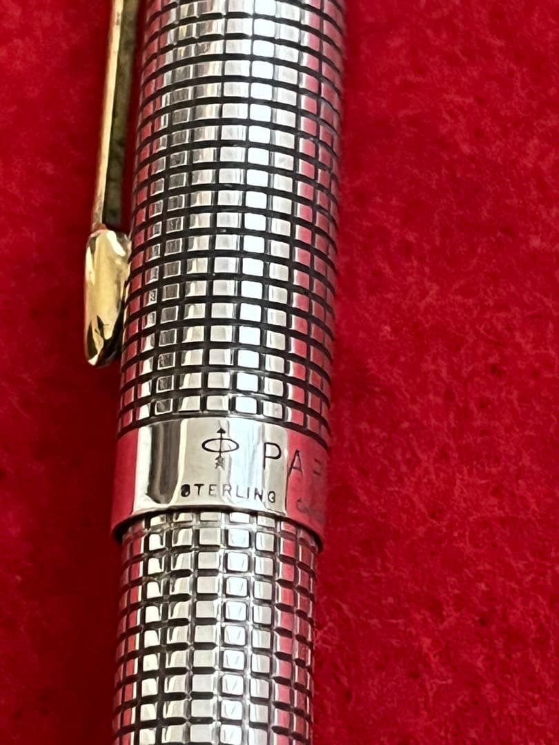美品‼️パーカーボールペン75 シズレ スターリングシルバーケース付‼️