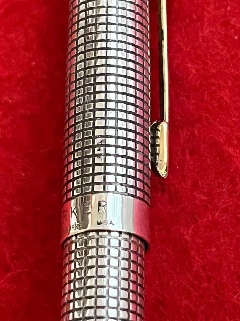 美品‼️パーカーボールペン75 シズレ スターリングシルバーケース付‼️