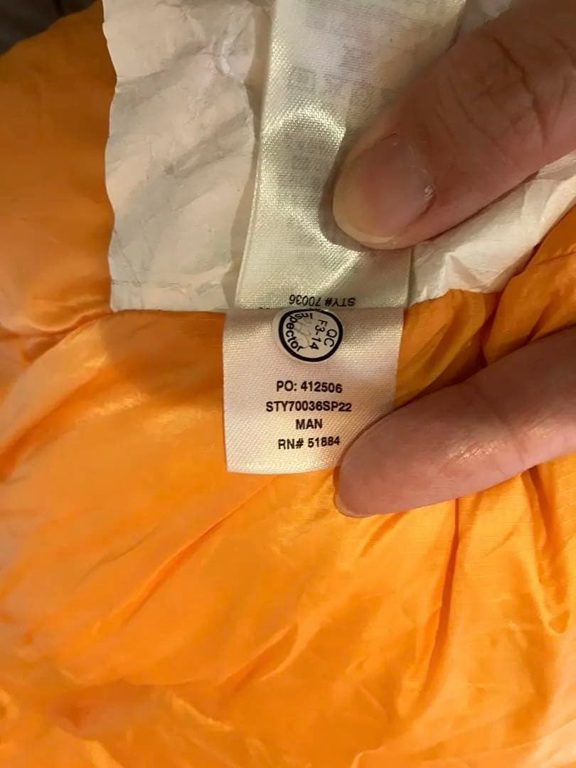 【美品】850ダウン・スリーピング・バッグ30℉/-1℃（ショート）