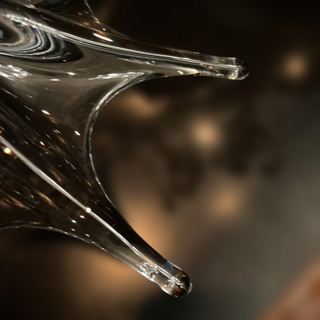 年末値下げオールドバカラ　希少フルーツコンポート　特大 オブジェ　花入