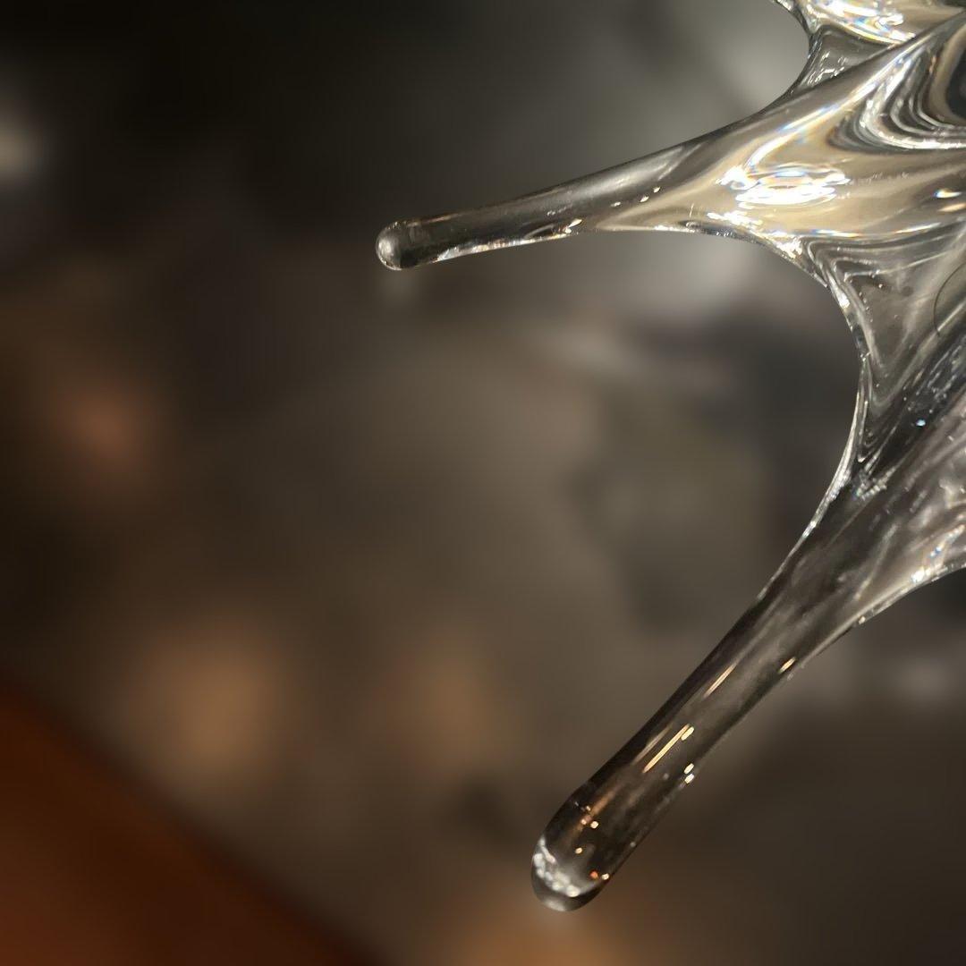 年末値下げオールドバカラ　希少フルーツコンポート　特大 オブジェ　花入