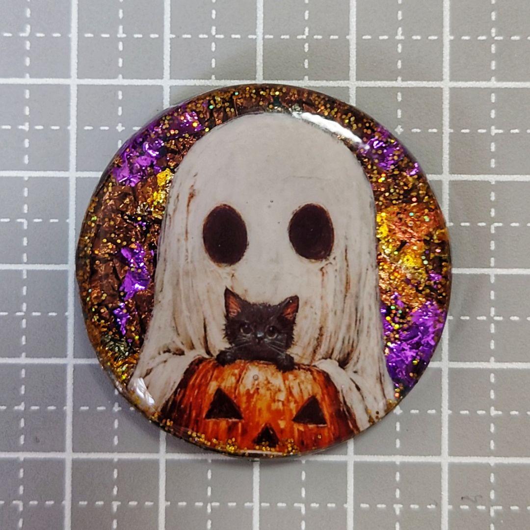 レジン　猫　ヘアゴム　ブローチ　ポニーフック　No.226