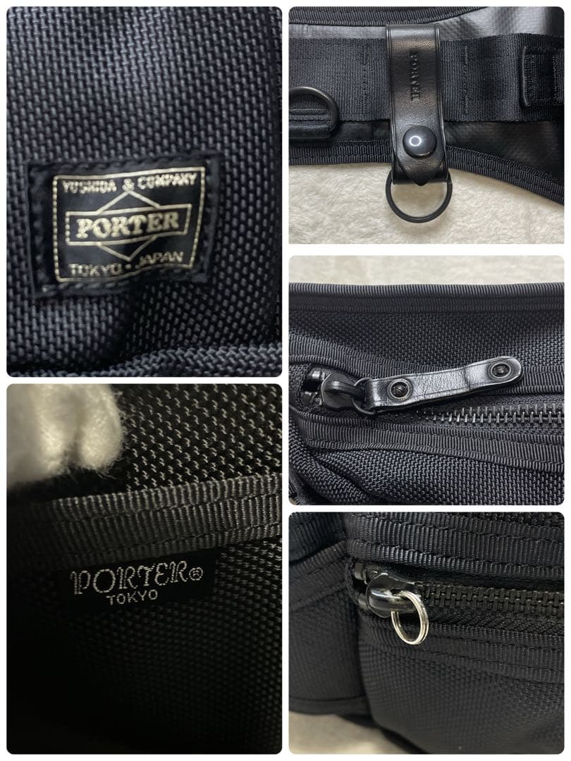PORTER HEAT ヒート　ボディバック　ウエストバック　ショルダーバッグ
