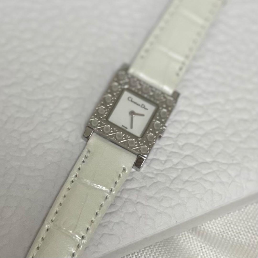 ベルト新品●ディオール ラ・パリジェンヌ 時計 シルバー　レディース
