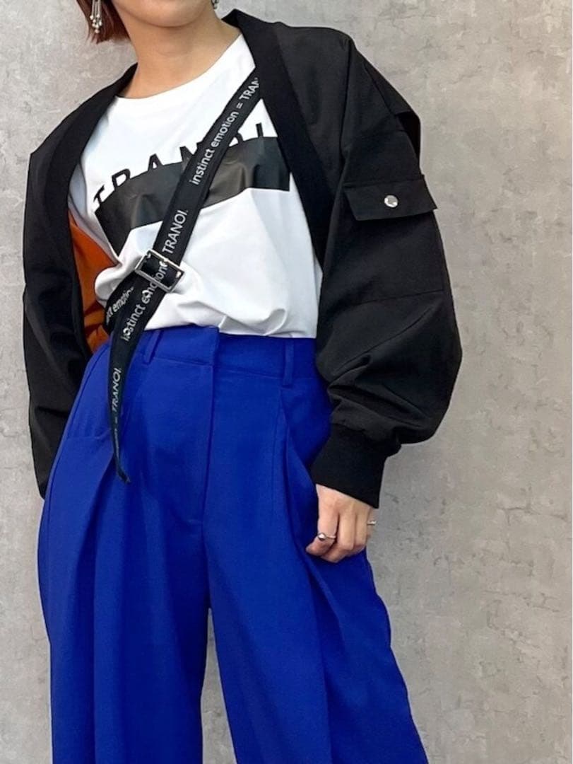 新品　トラノイ　【TRANOI.】 UNKNOWN BOLERO背負えるアウター