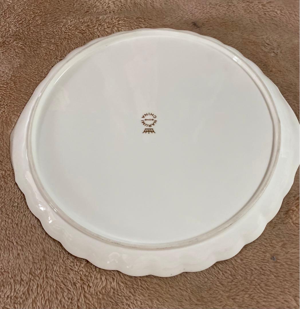 ナルミ　ミカサ　大皿　レトロ　カップアンドソーサー　セット　花柄