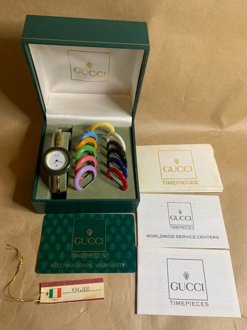 Gucci チェンジベゼル 替えベゼルあり　可動品