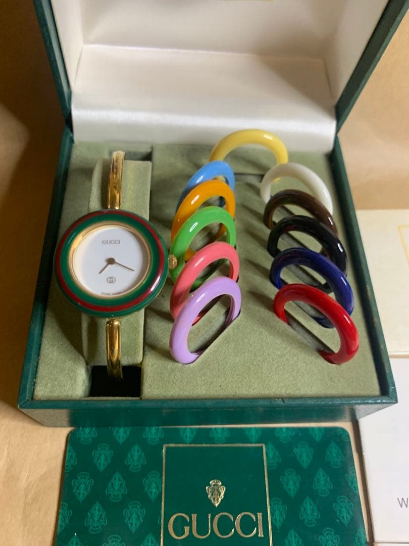 Gucci チェンジベゼル 替えベゼルあり　可動品