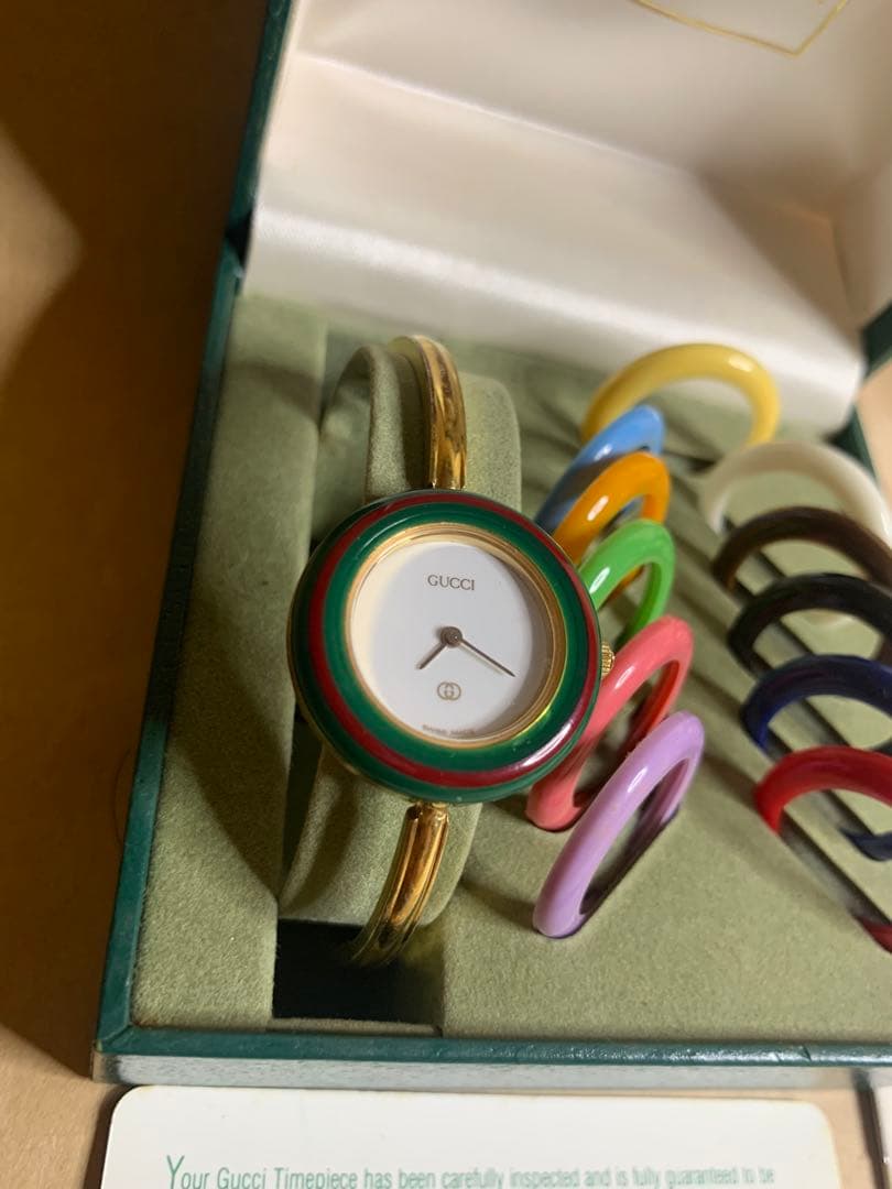 Gucci チェンジベゼル 替えベゼルあり　可動品