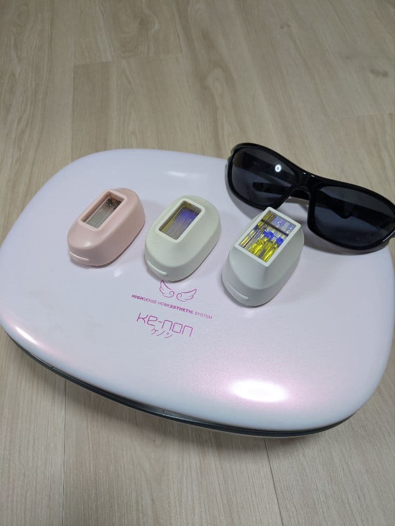 美品 ke-non8.4 ケノン脱毛ヘッド3種付き 家庭用脱毛器【値下げ!!!】