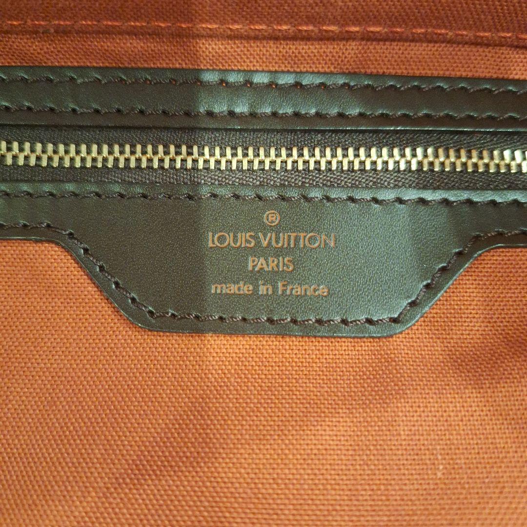 ダミエパターン ボストンバッグ 大容量