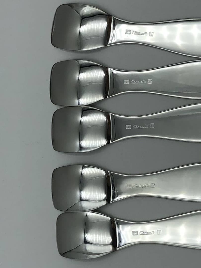 クリストフル Christofle スイーツスプーン シルバー　5本セット