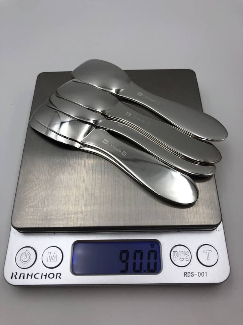 クリストフル Christofle スイーツスプーン シルバー　5本セット