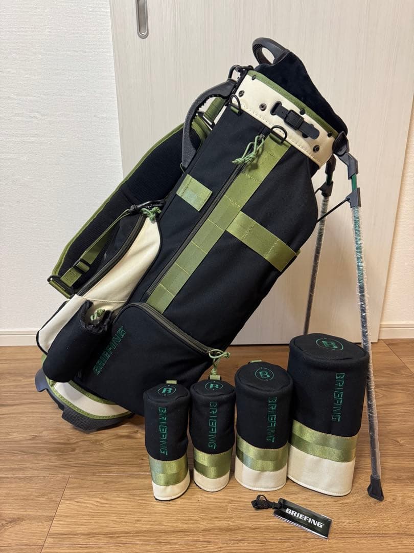 BRIEFING キャディバッグ CR-8 #02 WOODLANDSERIES