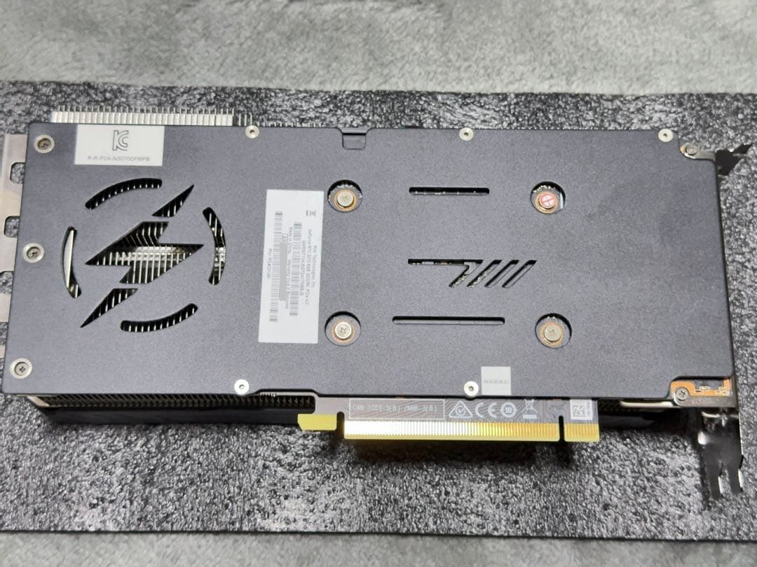 PNY GeForce RTX 3070 8GB 動作確認済 グラフィックボード