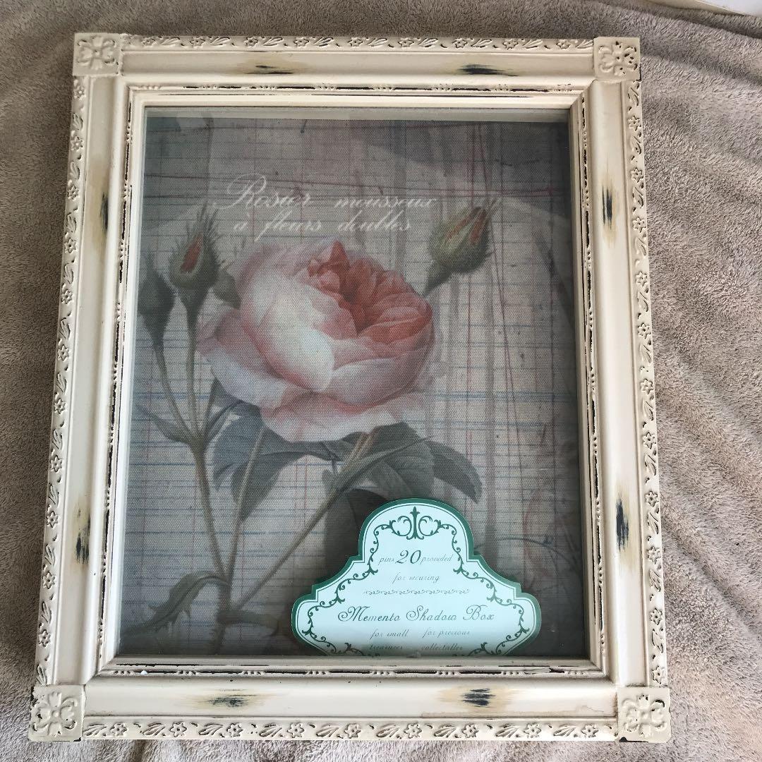 アンティーク調　アクセサリーケース　薔薇　バラ　ローズ　ガラス　収納ケース